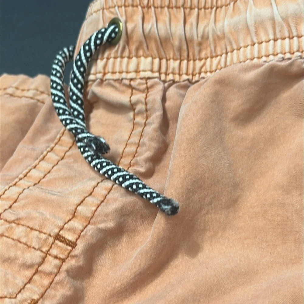 Orange Drawstring swim Shorts bathing suit boys 12/14